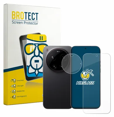 Produktbild von BROTECT Schutzglas für Xiaomi 17 Ultra (Display+Kamera) Schutzfolie Panzer Folie Glas Display Schutz klar