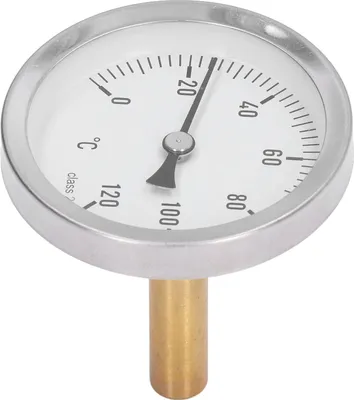 Image de 63mm Dial Thermometer Barbecue Pointer Type Thermometer 0?120��C Bimetallic Temperature Gauge for Cooking