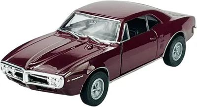 Produktbild von Welly 1967 Pontiac Firebird Rot 1:34-1:39 Die Cast Metall Modell im Kasten 43715