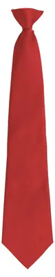 Image de Premier - "Couleurs Originales Fashion" Cravate à clipser LT2703 (taille unique) (rouge)