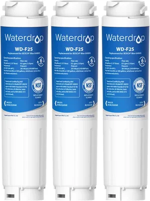 Produktbild von Waterdrop WD-F25 Kühlschrank Wasserfilter Kompatibel mit Bosch Ultra Clarity 644845, Siemens Kühlschrank Bosch 9000077104 740560 (3)
