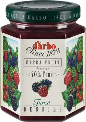 Produktbild von Darbo Waldbeeren Fruchtaufstrich Naturrein fruchtreich Konfitüre 200g