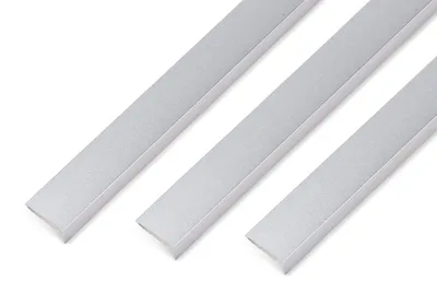 Zdjęcie produktu dla Alberts 499655 Profil kątowy, samoprzylepny, aluminiowy, śrutowany srebrny, 1000 x 20 x 20 mm, zestaw 3 szt