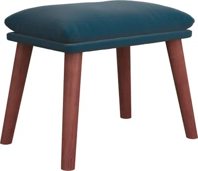 Obrázek produktu pro vidaXL Podnožka modrá 45x29,5x35 cm Velvet