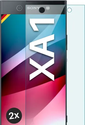 Produktbild von SCHUTZFOLIE FÜR SONY XPERIA XA1 - ECHTGLAS, Stückzahl:2er Set