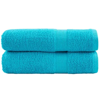 Obrázek produktu pro Premium ručníky SOLUND 2 ks tyrkysové 70 x 140 cm 600 g/m²