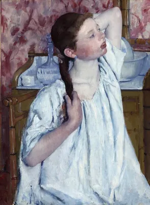 Obrázok produktu pre Grafika Puzzle Mary Cassatt Dielo Dievča si upravuje vlasy 2000 dielikov