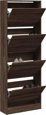 Zdjęcie produktu dla vidaXL Szafka na buty dąb brązowy 60x21x163,5 cm materiał drewnopochodny
