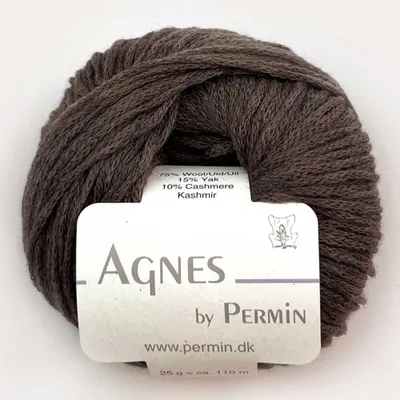 Produktbild von Agnes von Permin – Kettenmaschengarne aus Yak, Kaschmir und Wolle (25g/110m) (02 braun)