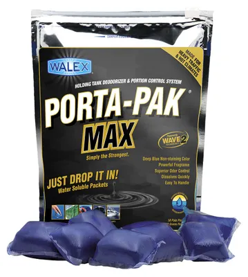 Produktbild von Walex Porta-Pak Max Fäkalientank-Deo Wohnmobil Boot 50 Beutel Tiefblau