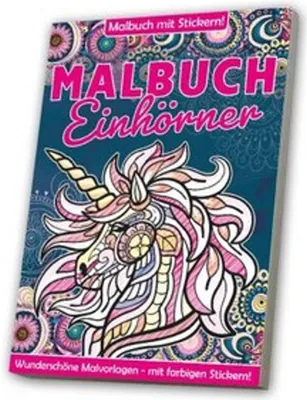 Obrázek produktu pro Malbuch: Erwachsene  Fantasiewelt / Einhörner & Fabelwesen
