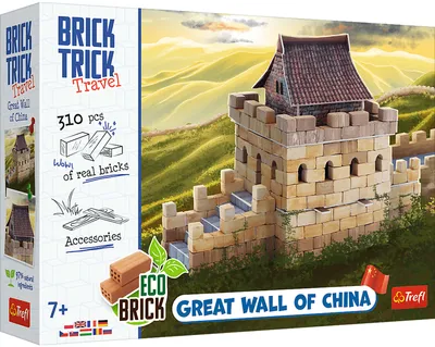 Produktbild von Brick Trick Bauset - Chinesische Mauer - Lernspielzeug - 310 Steine