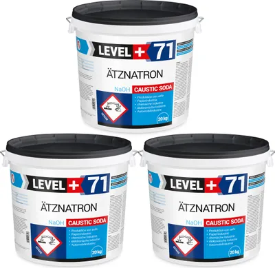 Produktbild von Kaustisches Soda EIMER 60kg NaOH, Natriumhydroxid Ätznatron, RM71