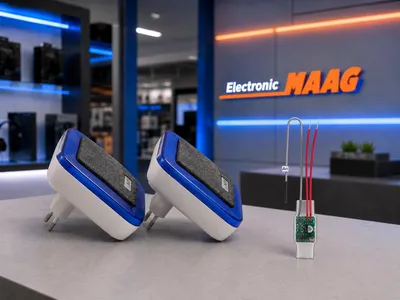 Produktbild von Klingel Erweiterung mit 2 Empfängern für die Steckdose 301515-2E Kompatibel zu allen Komponenten aus der Serie (system "auto ) von Maag-Electronic