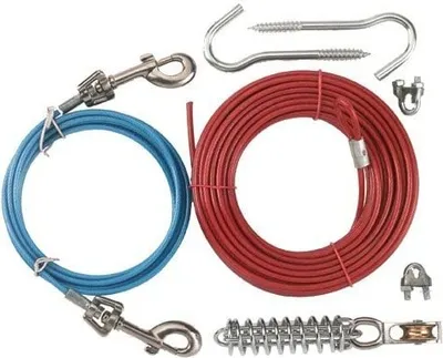 Produktbild von Set Gartenleine, Laufleine 15m + Führleine 3m + Zugentlastung