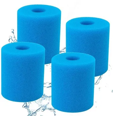 Obrázok produktu pre Filtre do bazénov – vyrobené na mieru – 4 kusy – typ H – absorbujú olej – ideálne do bazénov a víriviek – 3,5 palca