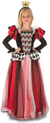 Immagine prodotto di Mamma Regina di Cuori Costume Rosso 10-12 Anni Rosso 10-12 Anni