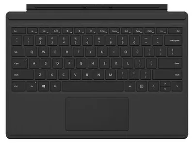 Produktbild von Microsoft R9Q Mobile Device Keyboards Cover Port, Surface Pro 4, Touchpad, Black
