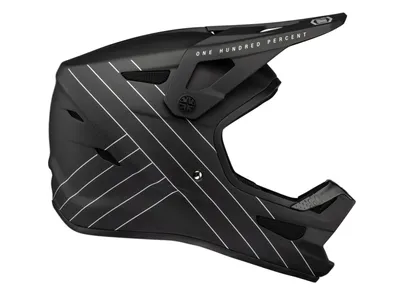 Produktbild von 100% Status youth helmet YS black - leichter Fullface-Kinderhelm mit maximale....