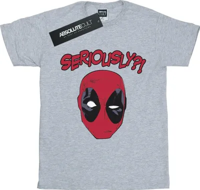 Obrázek produktu pro Deadpool - Tričko pro ženy "Seriously" BI1630 (M) (šedá)