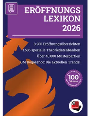 Produktbild von Eröffnungslexikon 2026 (Code in Box)