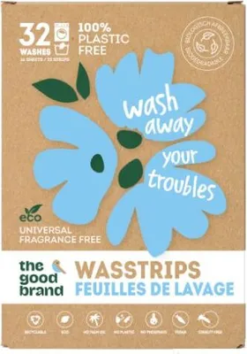 Produktbild von The Good Brand Waschstreifen, parfümfrei (32 Stück)