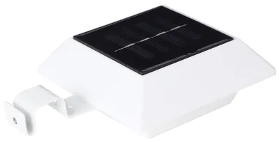 Solar-Zaunleuchte, LED-Außenleuchte, 6er-Set, kaltweiß, IP44