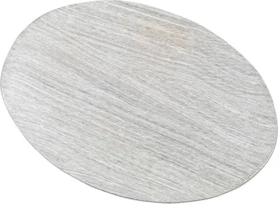 Produktbild von Kerzenteller Oval Aluminium Silber 17x12cm Untersetzer Kerzenhalter Tischdeko