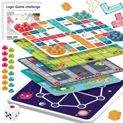 Immagine prodotto di WOOPIE 10-in-1 Gioco da tavolo di logica