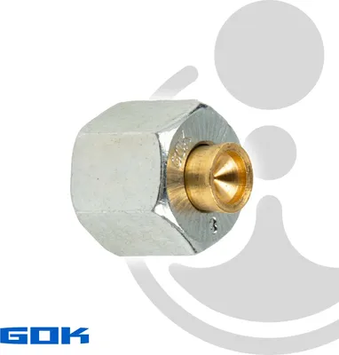 Produktbild von GOK Blindstopfen RVS mit Überwurfmutter Typ BSL, Grösse: 8 mm