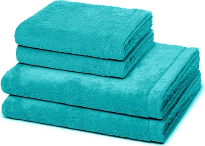 Produktbild von Cawö Lifestyle 2 X Handtuch 2 X Duschtuch im Set Weich und extra flauschig, Voluminös, hautsympathisch und saugstark, Puristisch edles Design 4er Set