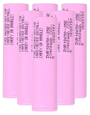 Produktbild von 6x Samsung INR18650-35E 3500mAh 3,7V - 18650 Akku