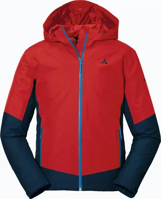 Produktbild von Schöffel Herren Funktionsjacke Outdoorjacke Wanderjacke Kapuze Jacket Wamberg, Farbe:Rot, Größe:50, Artikel:-2070 goje berry