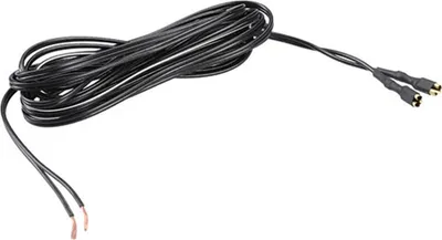 Produktbild von Busch + Müller Lichtkabel 2-adrig 2,1 m, B+M, 2x Flachstecker, 2x offen, schwarzweiß