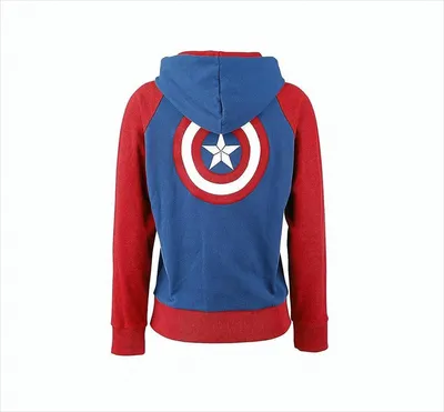 Produktbild von Captain America Hoodie (Damen) -S- Logo
