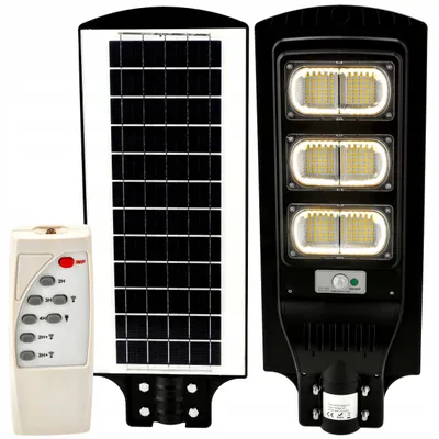 Produktbild von Berge LED Solar Laterne Straßenlampe Garten Bewegungssensor Dämmerung + Fernbedienung