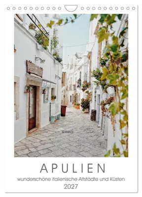 Produktbild von Apulien (Wandkalender 2027 DIN A4 hoch), CALVENDO Monatskalender