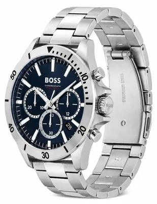 Produktbild von Herrenuhr Hugo Boss Troper 1514069, Edelstahl, Chronograph, Silber
