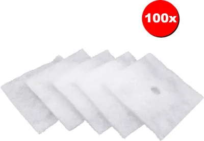 Produktbild von 100x Trade-Shop Ersatzfilter / Luftfilter / Staubfilter / Filtermatte kompatibel mit BRAVO EFI 6772 10007, Lunos 2/FSK 033863 / Lüfter Badlüfter