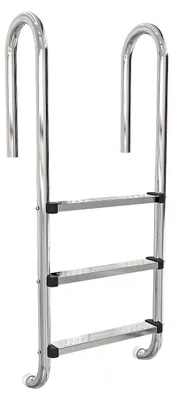 Produktbild von Einstiegsleiter Edelstahl V2A | enges Modell | 4 Edelstahlstufen