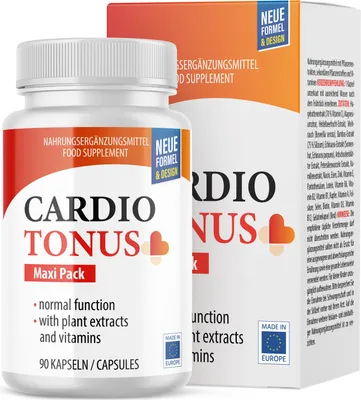 Produktbild von Cardiotonus Premium Nahrungsergänzungsmittel mit Pflanzenextrakten, Mineralstoffen und Vitaminen x1