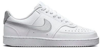 Produktbild von Nike Court Vision Low Next Nature White Metallic Silver (Women's) - EU 40.5