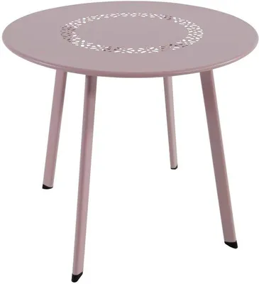 Produktbild von Hochbeistelltablett - Rosa - Ø50x45 cm - Stahl