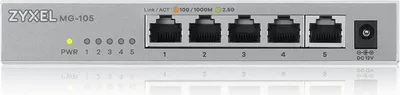 Zdjęcie produktu dla Zyxel XMG-105, Nie zarządzany, 2.5G Ethernet (100/1000/2500)