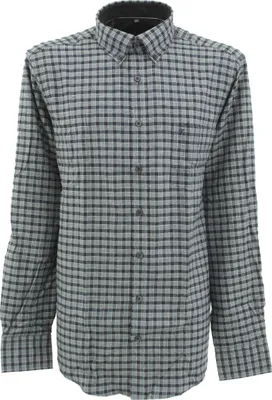 Produktbild von 30723 Casa Moda, ,  Herren langarm Hemd, Flanell, blau grau kariert, L