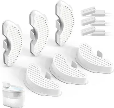Produktbild von Famanu Filterset 6 Stück - Ersatzfilter für Trinkbrunnen - 6-lagiges Filtersystem
