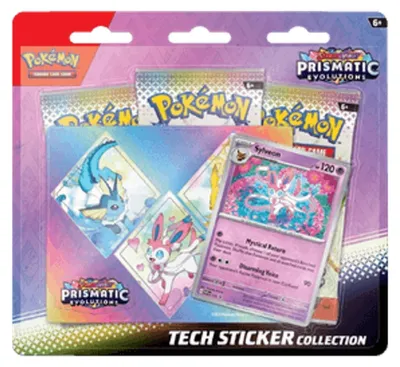 Obrázek produktu pro Pokemon Prismatic Evolutions: Sylveon Tech Sticker Collection