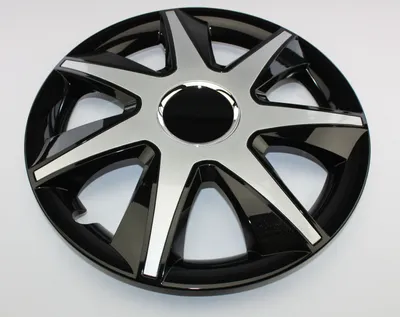Produktbild von SET Radkappen Radzierblenden 4er Satz 14 RUN black-silver
