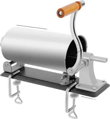 Produktbild von Wurstherstellungsmaschine, Handkurbelbetrieb, Vielseitige Füllrohre, Silber