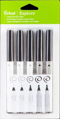 Produktbild von Cricut Explore Multi Set, Multi, 1 Farben, Schwarz, 0,4 mm, 1 mm, Rund